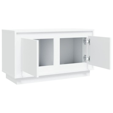 vidaXL Έπιπλο Τηλεόρασης Λευκό 80x35x45cm από Επεξεργασμένο Ξύλο