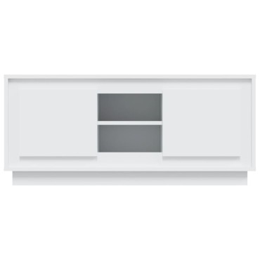 vidaXL Έπιπλο Τηλεόρασης Λευκό 102x35x45cm από Επεξεργασμένο Ξύλο