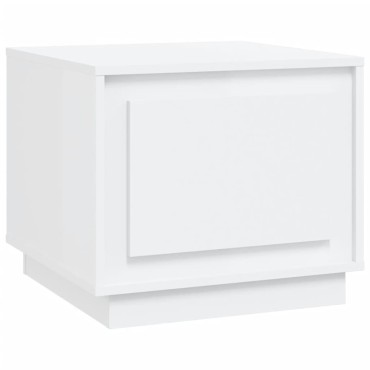 vidaXL Τραπεζάκι Σαλονιού Λευκό 51x50x44cm από Επεξεργ. Ξύλο 1 τεμ.