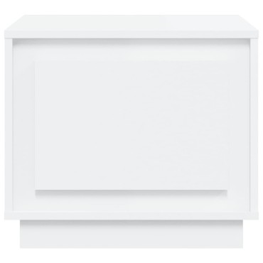 vidaXL Τραπεζάκι Σαλονιού Λευκό 51x50x44cm από Επεξεργ. Ξύλο 1 τεμ.
