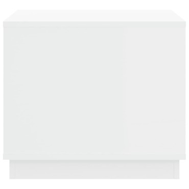 vidaXL Τραπεζάκι Σαλονιού Λευκό 51x50x44cm από Επεξεργ. Ξύλο 1 τεμ.