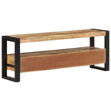 vidaXL Έπιπλο Τηλεόρασης 120x30x45cm από Μασίφ Ξύλο Μάνγκο