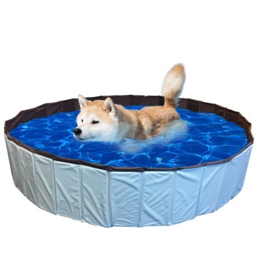 429419 @Pet Dog Swimming Pool 120x30cm L Blue