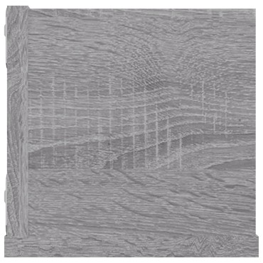 vidaXL Ραφιέρα Τοίχου για CD Γκρι Sonoma 100x18x18cm Επεξεργ. Ξύλο 1 τεμ.