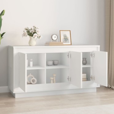vidaXL Ντουλάπι Λευκό 102x35x55cm από Επεξεργασμένο Ξύλο 1 τεμ.