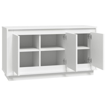 vidaXL Ντουλάπι Λευκό 102x35x55cm από Επεξεργασμένο Ξύλο 1 τεμ.