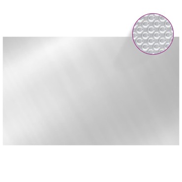vidaXL Κάλυμμα Πισίνας Ασημί 260 x 160 εκ. από Πολυαιθυλένιο