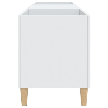 vidaXL Δισκοθήκη Λευκή 121x38x48cm Επεξεργασμένο Ξύλο 1 τεμ.