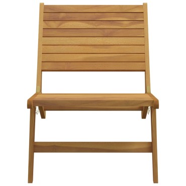 vidaXL Καρέκλα Κήπου από Μασίφ Ξύλο Teak 60x90x65cm 1 τεμ.