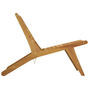vidaXL Καρέκλα Κήπου από Μασίφ Ξύλο Teak 60x90x65cm 1 τεμ.