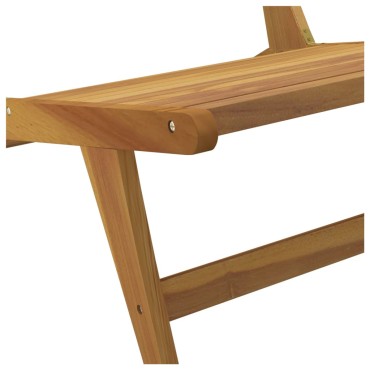 vidaXL Καρέκλα Κήπου από Μασίφ Ξύλο Teak 60x90x65cm 1 τεμ.