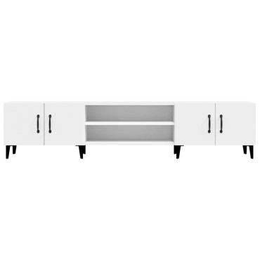 vidaXL Έπιπλο Τηλεόρασης Λευκό 180x31,5x40cm Επεξεργασμένο Ξύλο