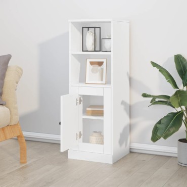vidaXL Ντουλάπι Λευκό 36x35,5x103,5cm από Επεξεργασμένο Ξύλο 1 τεμ.