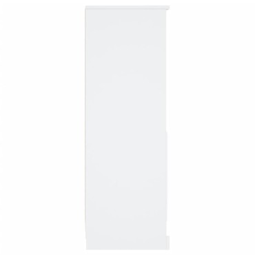 vidaXL Ντουλάπι Λευκό 36x35,5x103,5cm από Επεξεργασμένο Ξύλο 1 τεμ.