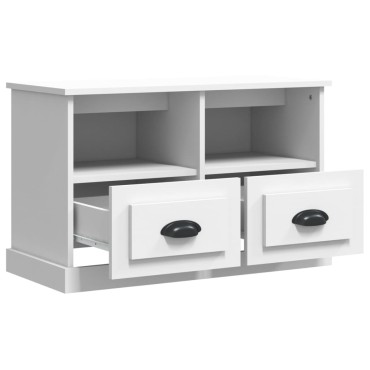 vidaXL Έπιπλο Τηλεόρασης Λευκό 80x35x50cm Επεξεργασμένο Ξύλο
