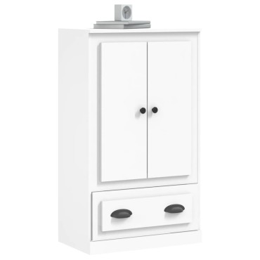 vidaXL Ντουλάπι Λευκό 60x35,5x103,5cm από Επεξεργασμένο Ξύλο 1 τεμ.