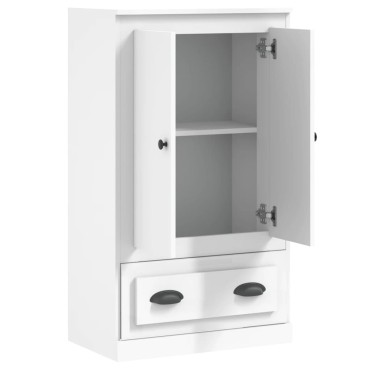 vidaXL Ντουλάπι Λευκό 60x35,5x103,5cm από Επεξεργασμένο Ξύλο 1 τεμ.