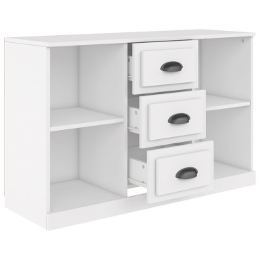 vidaXL Ντουλάπι Λευκό 104,5x35,5x67,5cm από Επεξεργασμένο Ξύλο 1 τεμ.