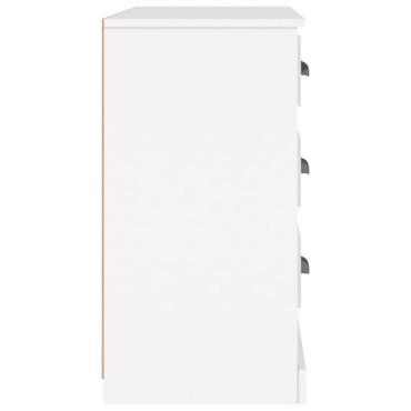 vidaXL Ντουλάπι Λευκό 104,5x35,5x67,5cm από Επεξεργασμένο Ξύλο 1 τεμ.