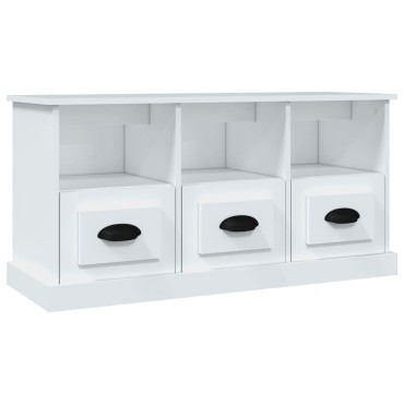 vidaXL Έπιπλο Τηλεόρασης Λευκό 100x35x50cm Επεξεργασμένο Ξύλο