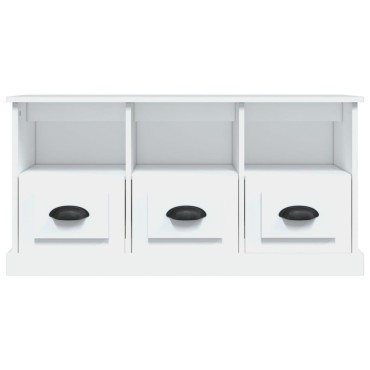 vidaXL Έπιπλο Τηλεόρασης Λευκό 100x35x50cm Επεξεργασμένο Ξύλο
