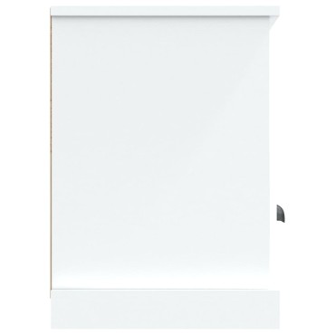 vidaXL Έπιπλο Τηλεόρασης Λευκό 100x35x50cm Επεξεργασμένο Ξύλο