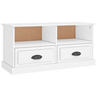 vidaXL Έπιπλο Τηλεόρασης Λευκό 93x35,5x45cm Επεξεργασμένο Ξύλο