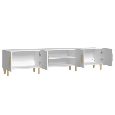 vidaXL Έπιπλο Τηλεόρασης Λευκό 180x31,5x40cm Επεξεργασμένο Ξύλο