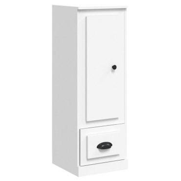 vidaXL Ντουλάπι Λευκό 36x35,5x103,5cm από Επεξεργασμένο Ξύλο 1 τεμ.
