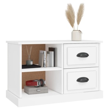 vidaXL Έπιπλο Τηλεόρασης Λευκό 73x35,5x47,5cm Επεξεργασμένο Ξύλο