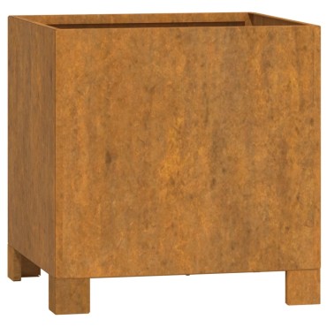 vidaXL Ζαρντινιέρα με Πόδια Σκουριασμ. 32x30x33 εκ. Ατσάλι από Κορτέν