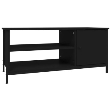 vidaXL Έπιπλο Τηλεόρασης Μαύρο 100x40x45cm Επεξεργασμένο Ξύλο