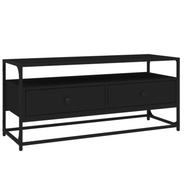vidaXL Έπιπλο Τηλεόρασης Μαύρο 100x35x45cm από Επεξεργασμένο Ξύλο
