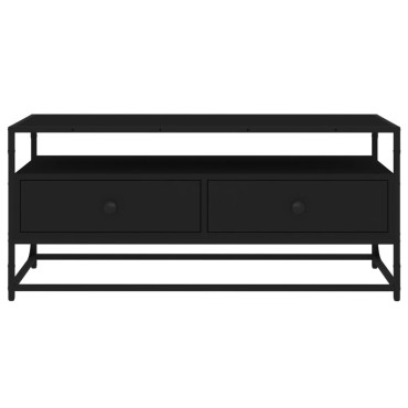 vidaXL Έπιπλο Τηλεόρασης Μαύρο 100x35x45cm από Επεξεργασμένο Ξύλο