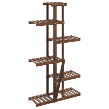 vidaXL Βάση Λουλουδιών 75x25x140,5 εκ. από Μασίφ Ξύλο Ελάτης