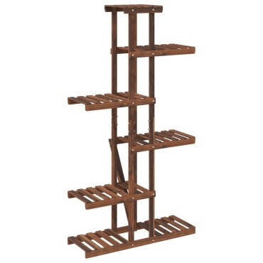 vidaXL Βάση Λουλουδιών 75x25x140,5 εκ. από Μασίφ Ξύλο Ελάτης