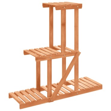 vidaXL Βάση Λουλουδιών 81x25x75,5 εκ. από Μασίφ Ξύλο Ελάτης