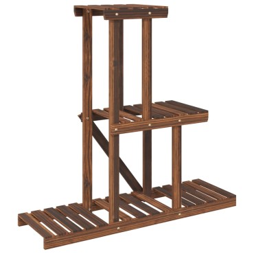 vidaXL Βάση Λουλουδιών 81x25x75,5 εκ. από Μασίφ Ξύλο Ελάτης