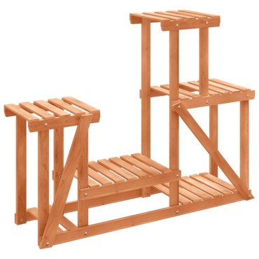 vidaXL Βάση Λουλουδιών 90x25x73,5 εκ. από Μασίφ Ξύλο Ελάτης