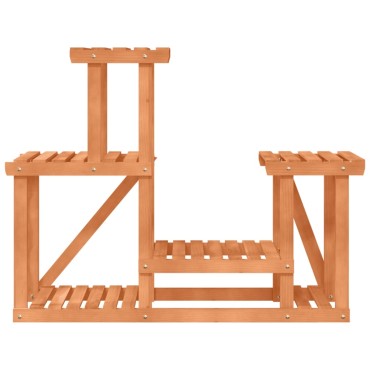 vidaXL Βάση Λουλουδιών 90x25x73,5 εκ. από Μασίφ Ξύλο Ελάτης