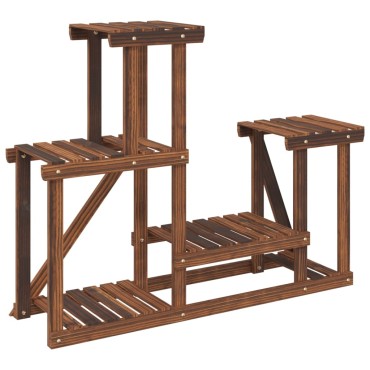 vidaXL Βάση Λουλουδιών 90x25x73,5 εκ. από Μασίφ Ξύλο Ελάτης