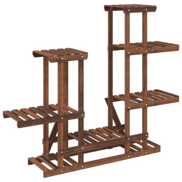 vidaXL Βάση Λουλουδιών 95x25x96 εκ. από Μασίφ Ξύλο Ελάτης