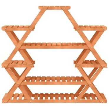 vidaXL Βάση Λουλουδιών 110x25x105 εκ. από Μασίφ Ξύλο Ελάτης