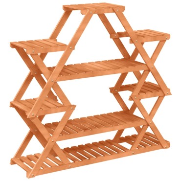 vidaXL Βάση Λουλουδιών 110x25x105 εκ. από Μασίφ Ξύλο Ελάτης