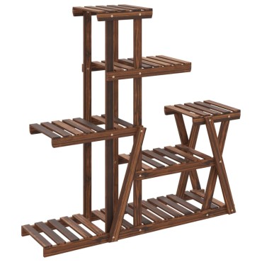 vidaXL Βάση Λουλουδιών 95x25x96 εκ. από Μασίφ Ξύλο Ελάτης