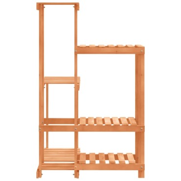 vidaXL Βάση Λουλουδιών 62,5x61,5x101,5 εκ. από Μασίφ Ξύλο Ελάτης