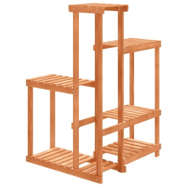 vidaXL Βάση Λουλουδιών 62,5x61,5x101,5 εκ. από Μασίφ Ξύλο Ελάτης