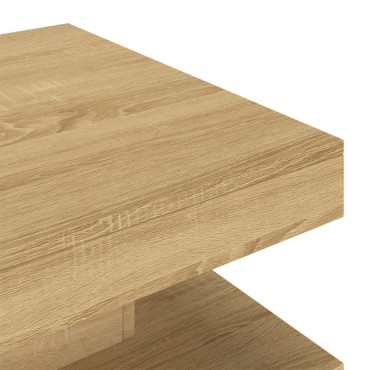 vidaXL Τραπεζάκι Σαλονιού Ανοιχτό Καφέ 60x60x35cm από MDF 1 τεμ.
