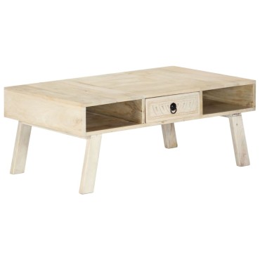 vidaXL Τραπεζάκι Σαλονιού 100x60x40cm από Μασίφ Ξύλο Μάνγκο 1 τεμ.