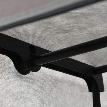 vidaXL Ντουλάπα Νέα Υόρκη 75x45x160cm Υφασμάτινη 1 τεμ.